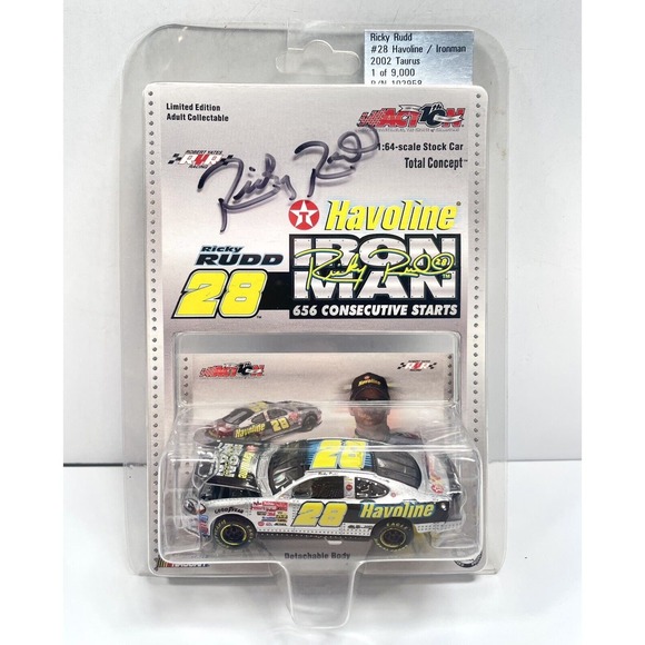 Action 1:64 Autographed Ricky Rudd #28 Havoline Ironman 2002 Taurus Signed New - Picture 1 of 8